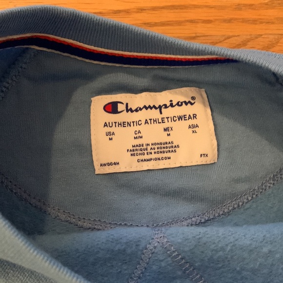 Champion sweatshirt blue pullover - Picture 4 of 9